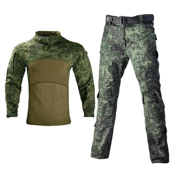Уличная тактическая рубашка, Пейнтбольные брюки, Военная одежда, Армейский спортивный костюм для Кемпинга, Страйкбола, Форменные боевые рубашки, Камуфляжные брюки + прокладки