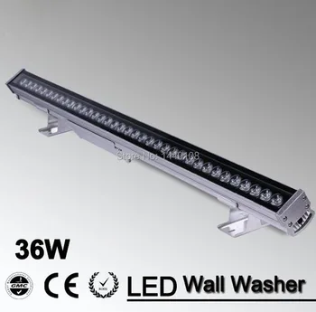 10 шт./лот, 36 Вт, светодиодный светильник для омывания стен, светодиодный прожектор, точечный светильник, проектный светильник, 36 Вт, светодиодный AC85-265V RGB и одноцветный