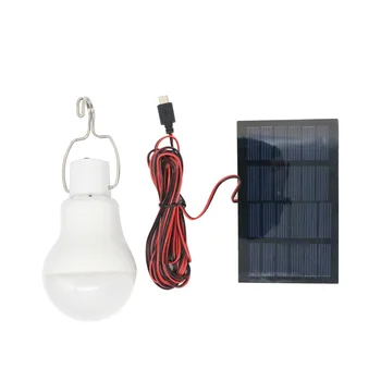 SZYOUMY Портативная Лампа на солнечных Батареях 15 Вт 130ЛМ Светодиодная Заряженная Солнечная Панель 5 В На Открытом Воздухе Кемпинг Палатка Рыбалка Ночное Освещение