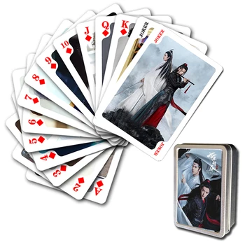 54 Листа/комплект Карт для покера CHEN QING LING The Untamed Карты для настольной игры Открытки Коллекция подарков для фанатов