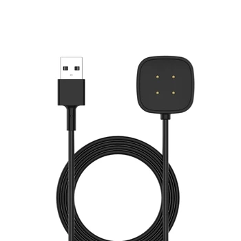 USB-док-станция для зарядки смарт-часов fitbit Versa 3 4, кабель зарядного устройства, подставка для передачи данных, подставка для зарядного устройства Fitbit sense 1 2.
