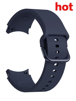 Оригинальный Ремешок Для Samsung Galaxy Watch 4/5/6 classic 47 мм 43 мм 44 мм 40 мм Без Зазоров Силиконовый Браслет Galaxy Watch 5 pro 45 мм ремешок