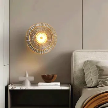 Скандинавский свет роскошный современный минималистичный фон для гостиной настенный светильник лестница коридор прикроватная лампа для спальни отеля