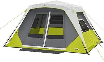 Палатка для каюты на одного человека с тентом Зеленого/серого цвета