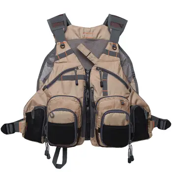 Регулируемый дышащий легкий жилет для рыбалки на нахлыстового окуня, рюкзак для мужчин и женщин